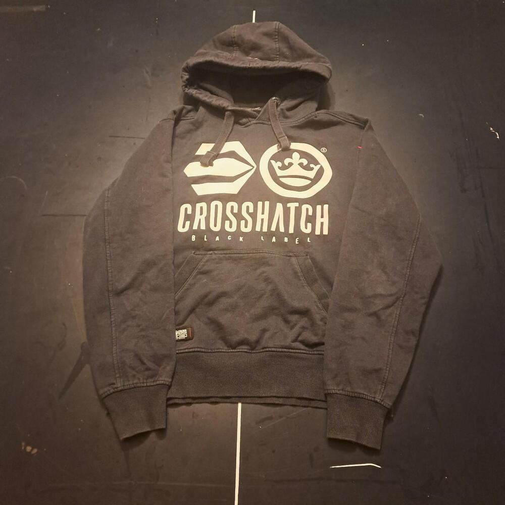 Crosshatch Men's Navy and Black Hoodie